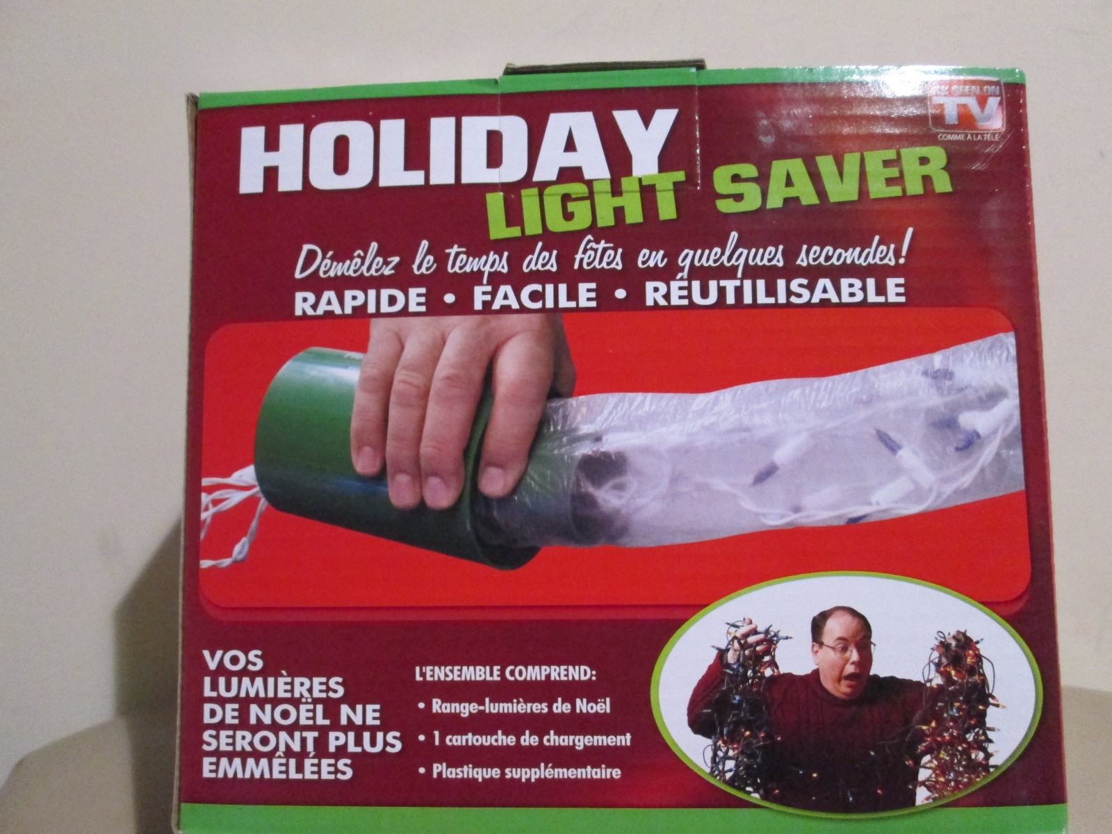 2 x (NEW) Holiday Light Saver Xmas Lights Storage Container (As Seen On