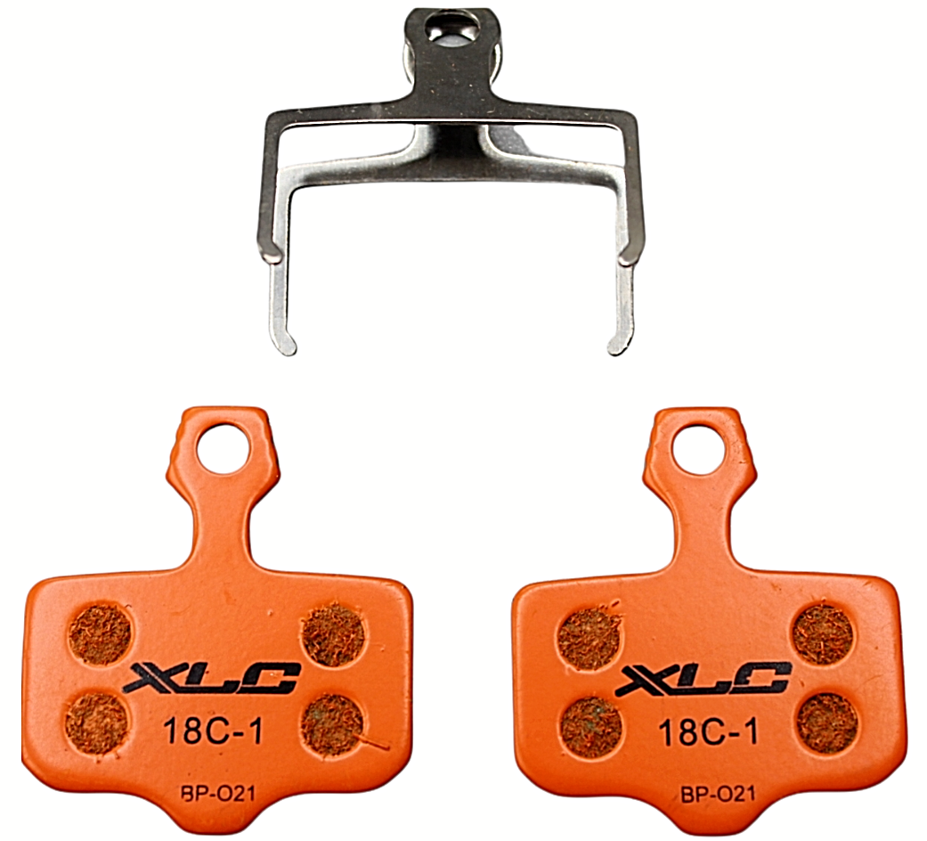Pastiglie Freno A Disco XLC BP-O21 – Compatibili Avid/SRAM Elixir, XX, X0, DB, Level – Arancioni