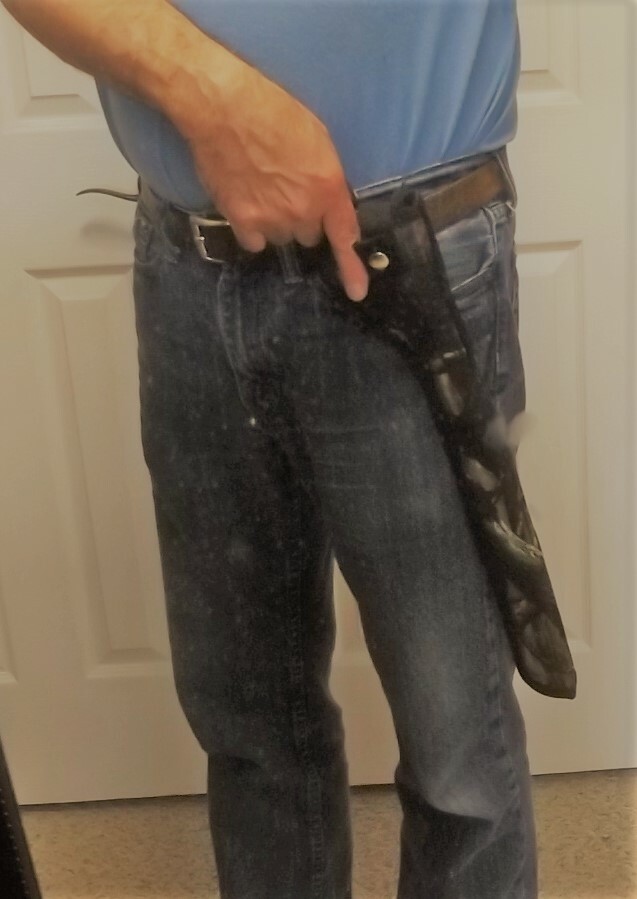 R/L Black Camo Belt Clip Loop Holster Heritage Rough Rider - Main Image