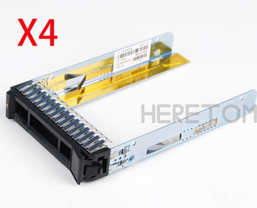 4X 00E7600 2.5" HDD Tray Caddy for IBM X3850 s812L S822L X3250 X3550 M5/M6 NEW - Afbeelding 1 van 15