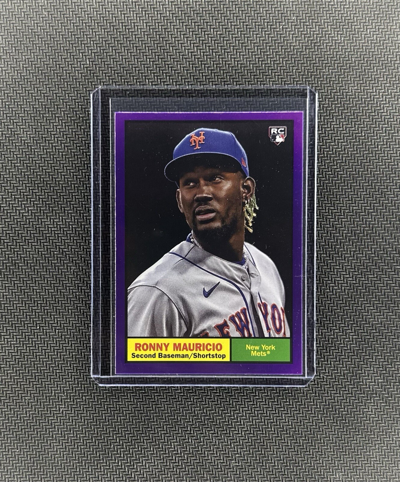 2024 Topps Archives 1961 Topps Ronny Mauricio Purple Foilboard #49