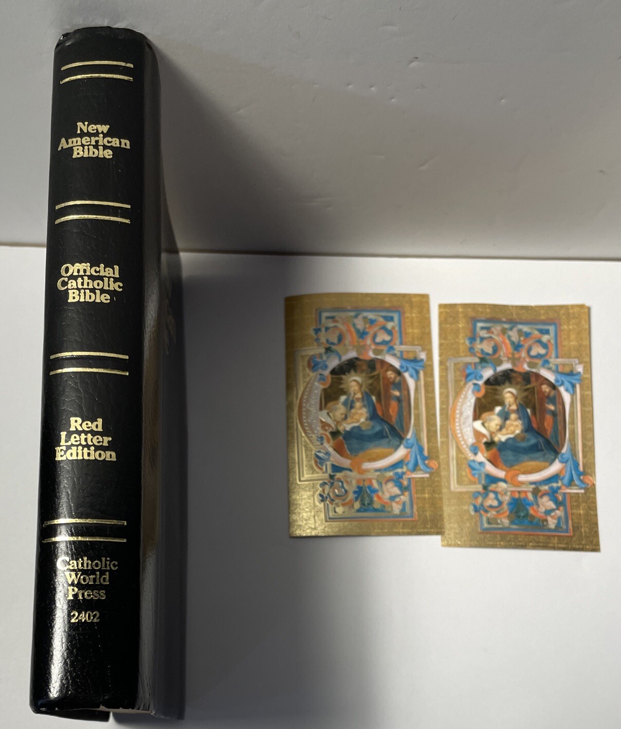 The New American Bible Red Letter Edition Catholic World Press 2402 Black 1987 eBay