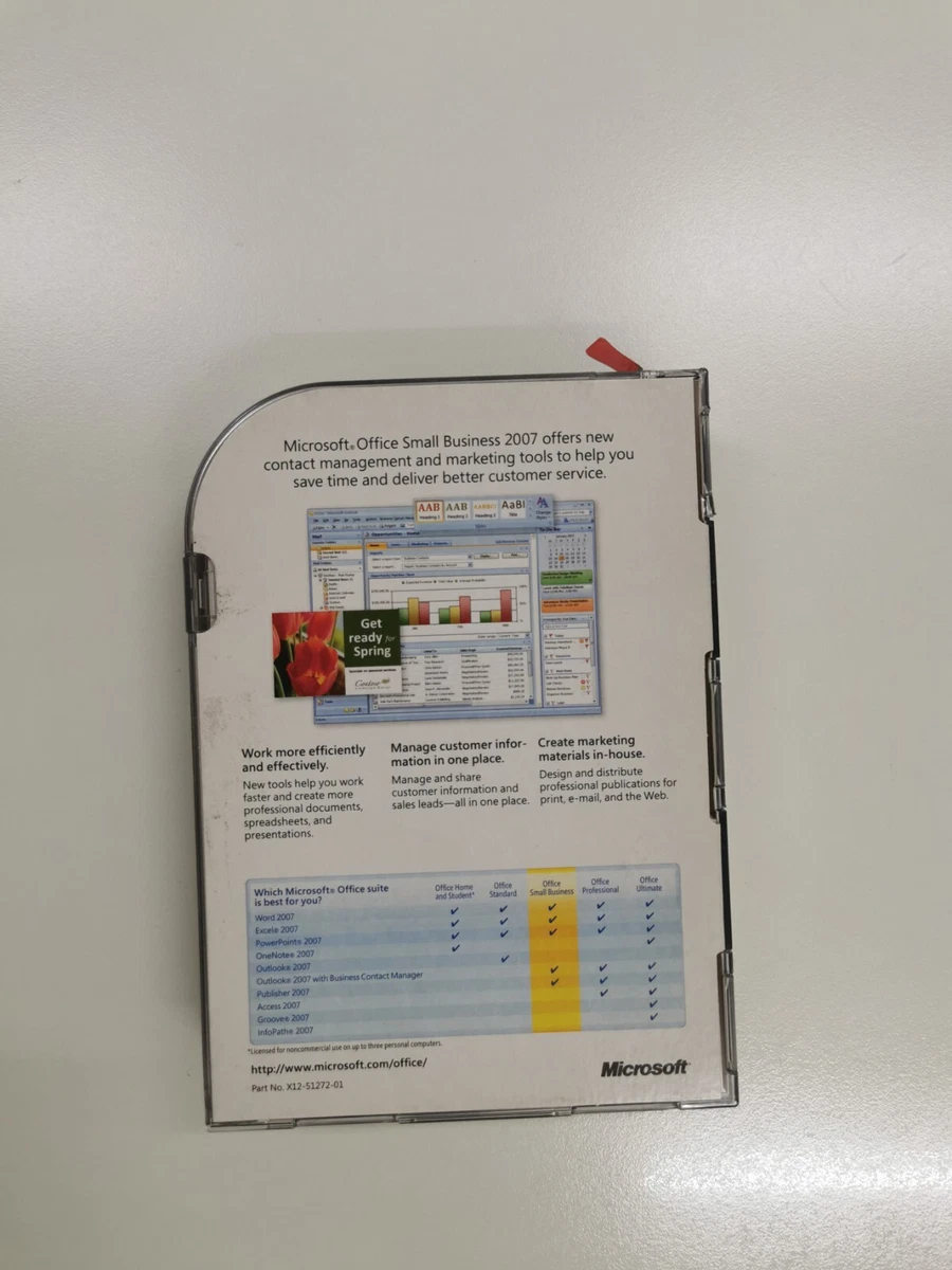 Microsoft Office, Small Business 2007 - DVD en caja