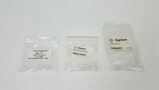 Agilent vial inserts wide (15) 5181-1270 + diffusion caps (18) 07673-4180