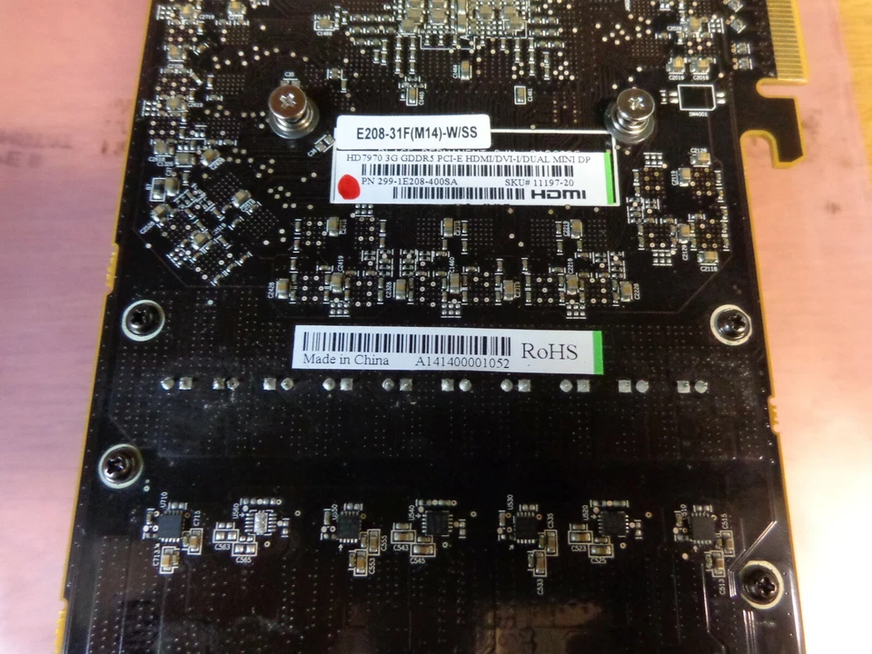 AMD Radeon HD 7970 3GB Video Card PCI-E HDMI/DVI/Dual Mini DP 299-1e208-400sa - Image 4 of 4