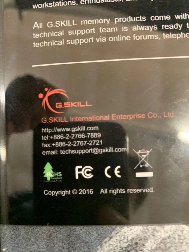 G.SKILL RIPJAWS SERIE X 16 (FSE030168) Foto 4 de 4