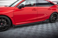 Maxton Design Seitenschweller Ansatz (Paar) V.1 + Flaps Passend FüR Honda Civic