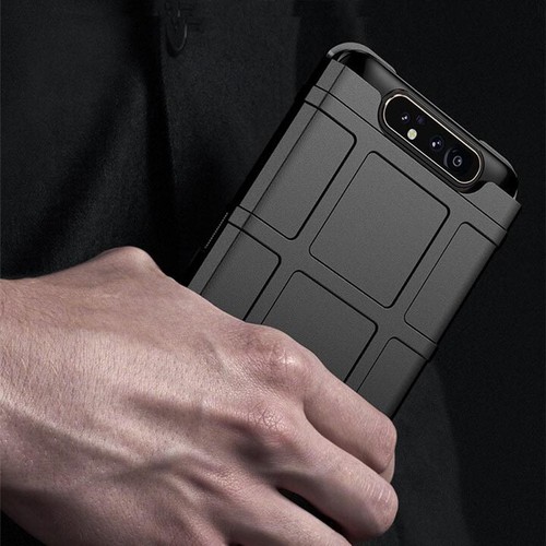 For Samsung Galaxy A80 Anti Impact Rugged Sheild Rubber case cover - Picture 5 of 10