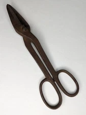 Vintage Equity Shear Company Metal Shears, Tin Snips 12" - Chipped Tip