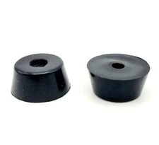 5/8" Tall x 1 1/2" Dia Rubber Feet Vibration Mount Bumpers Unthreaded Spacers