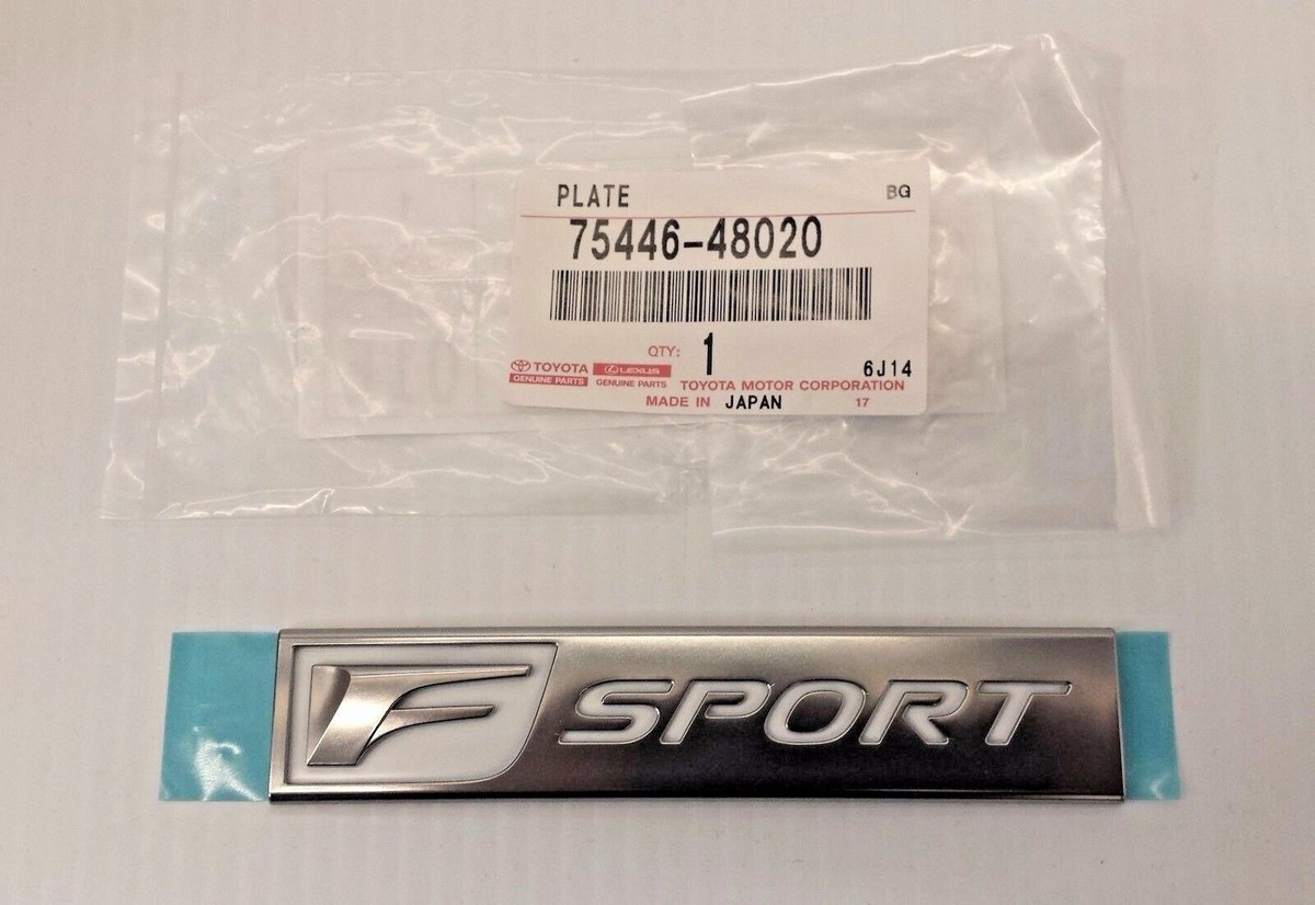 Genuine Lexus F SPORT Emblem Name Plate 2016-2022 RX350 RX450H