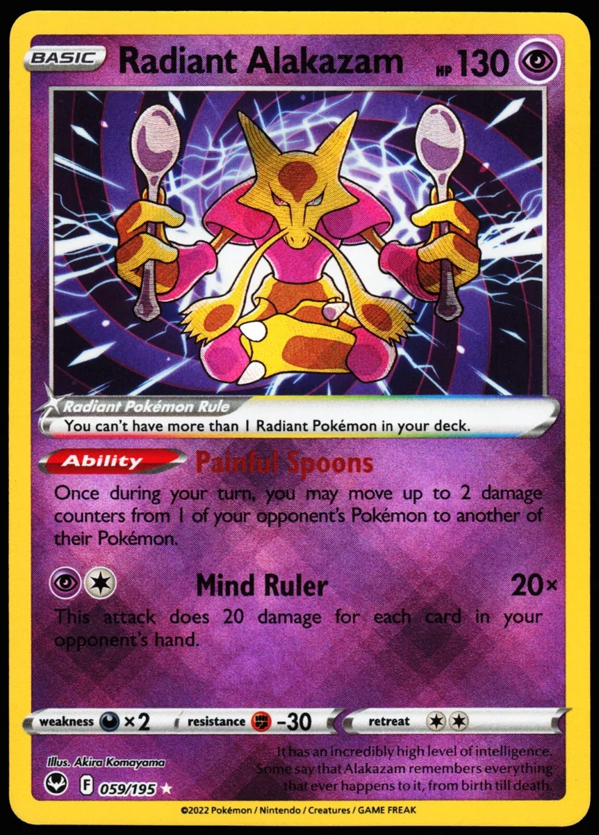 Radiant Alakazam, Ungraded