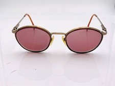 Vintage Titmus TNM3 Brown Gold Titanium Oval Sunglasses FRAMES ONLY