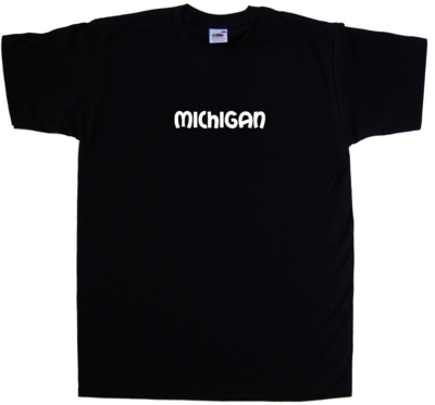 Michigan Text T-Shirt