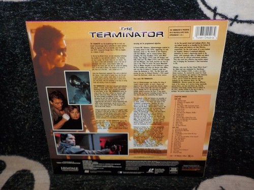 The Terminator 1 & 2 Widescreen Laserdisc THX Arnold Schwarzenegger Free Ship$50 - Picture 3 of 6