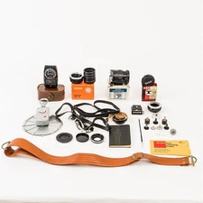 Lot of Vintage Photography Accessories Straps, Adapters, Extension Tubes + More!