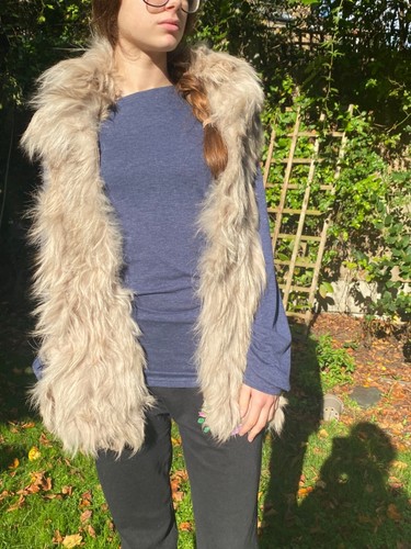 Diane Von Furstenberg fur silk gilet size medium BNWT £890 - Picture 12 of 19