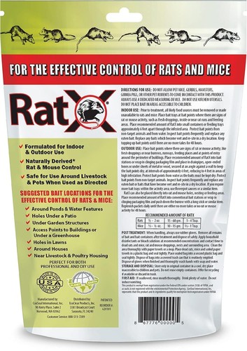 RatX All Species Rat & Mouse Pest Control All-Natural EcoClear Products ...