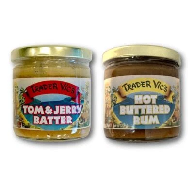 Trader Vic's Tom & Jerry or Hot Buttered Rum Batter Mix 2-Pack Your Choice