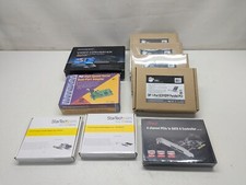 9 Pcs Lot of Computer PC Cards, Controller, Adapters, Etc.