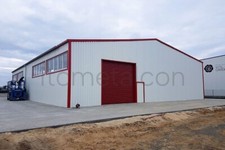 Isolierte Stahlhalle 12x40x5m PV-Bereit Industriehalle Lagerhalle Gewerbehalle