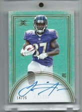 2015 Definitive FB #DRA-JAL Buck Allen GREEN ROOKIE AUTOGRAPH #/25 !!