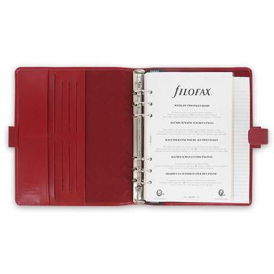 Filofax, Diář Metropol, A5, červená | Kancelářské potřeby
