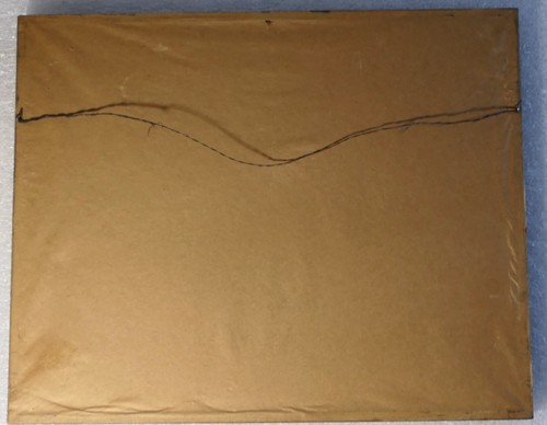 PAINTING MID CENTURY MODERN AFRICAN HUNTING THEMED SIGNED - Picture 6 of 6