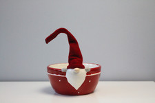 Schale Nikolaus Weihnachten Geschenkidee Schale Müslischale Keramik Deko ca 15cm