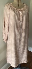 Vintage Silk Dress Don Sophisticates By Charlotte Ford Peach Oversized Midi L