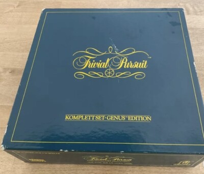 Parker Trivial Pursuit   Komplettset Genus Edition