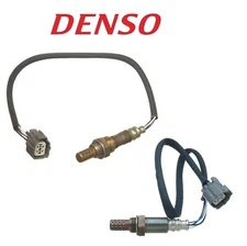 For Acura El Honda Civic D17A2 Pair Set of Front & Rear O2 Oxygen Sensors Denso