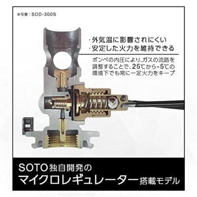 【ほぼ新品】SOTO ST-340 SOTO ST-340 Single Burner Gas Stove Regulator Camping Silver