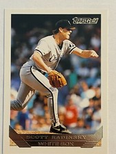 1993 Topps Gold #550 Scott Radinsky Chicago White Sox