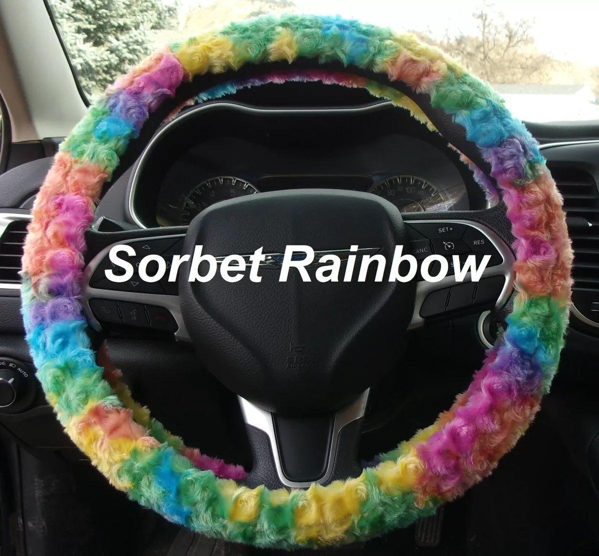 Tie dye steering wheel cover outlet