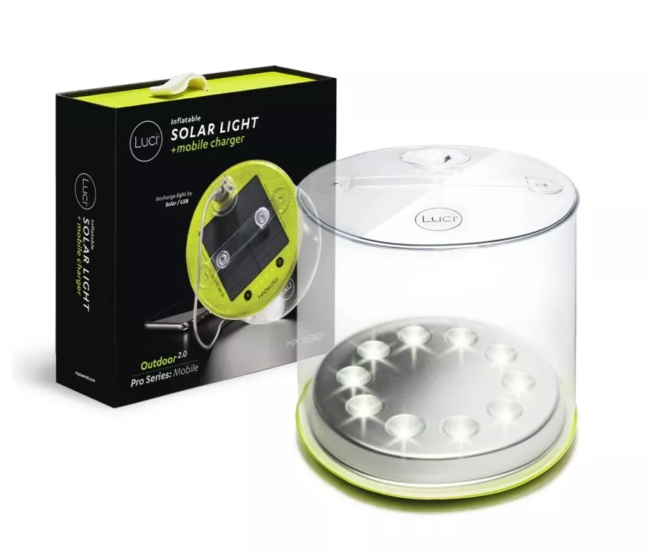 MPOWERD Luci Pro Outdoor 2.0 Inflatable Solar Light with Mobile Charging