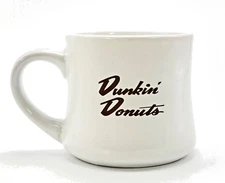 Vintage Restaurant Diner Dunkin Donuts Coffee Mug Dunkie Man Script Logo