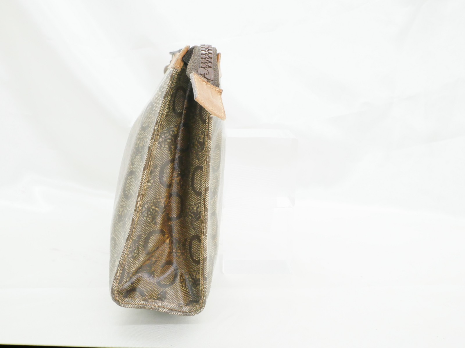 CELINE PVC All over Pattern Pouch Second Bag Clut… - image 4