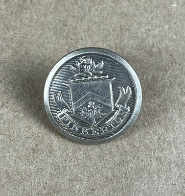 Vintage Pinkerton Detective Agency Uniform Button Waterbury Button Co Conn