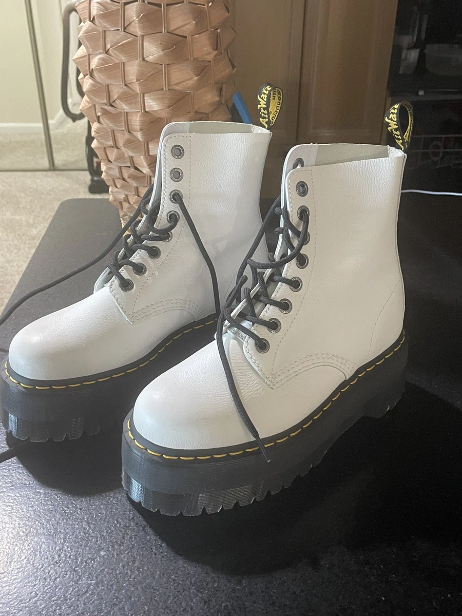 Dr. Martens Pascal White Boots for Women for sale | eBay display picture 3