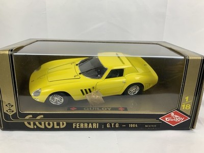 Guiloy Gold 1:18 Ferrari 250 GTO 1964 Die-Cast Model Car Yellow w