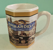 Ghirardelli Chocolate Mug, Houston Harvest, #31985, Octagon shape