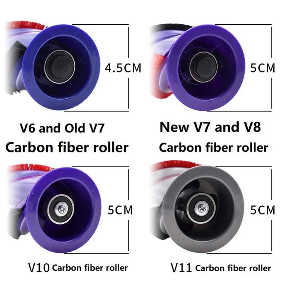 For DYSON V8 V7 V6 Cordless Vacuum Cleaner Brushroll Head Brush Bar Roller 240mm