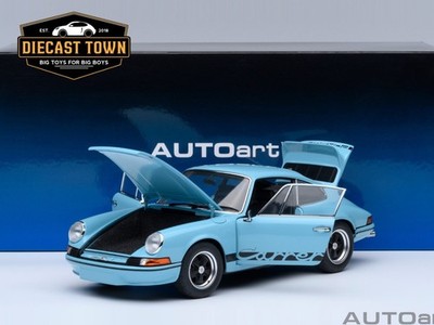 1/18 AUTOart PORSCHE 911 CARRERA 2.7 RS GULF BLUE w/BLACK STRIPES
