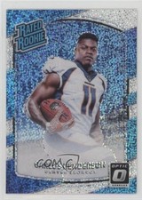 2017 Donruss Optic Rated Rookie White Sparkle Prizm Carlos Henderson #186 ms9