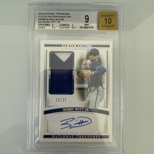 2024 Panini National Treasures Clutch Factor AU  Holo Silver #45 Bobby Witt Jr.