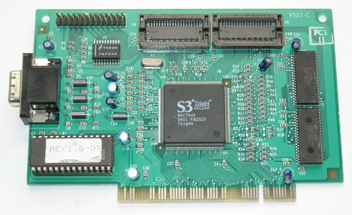 S3 Trio64 86C764X 1Mb PCI - 第 1/2 張圖片