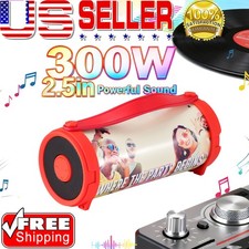 3000W 2.5in Portable Bluetooth Speaker 2.5Powerful Sound LED USB/TF/FM/TWS US