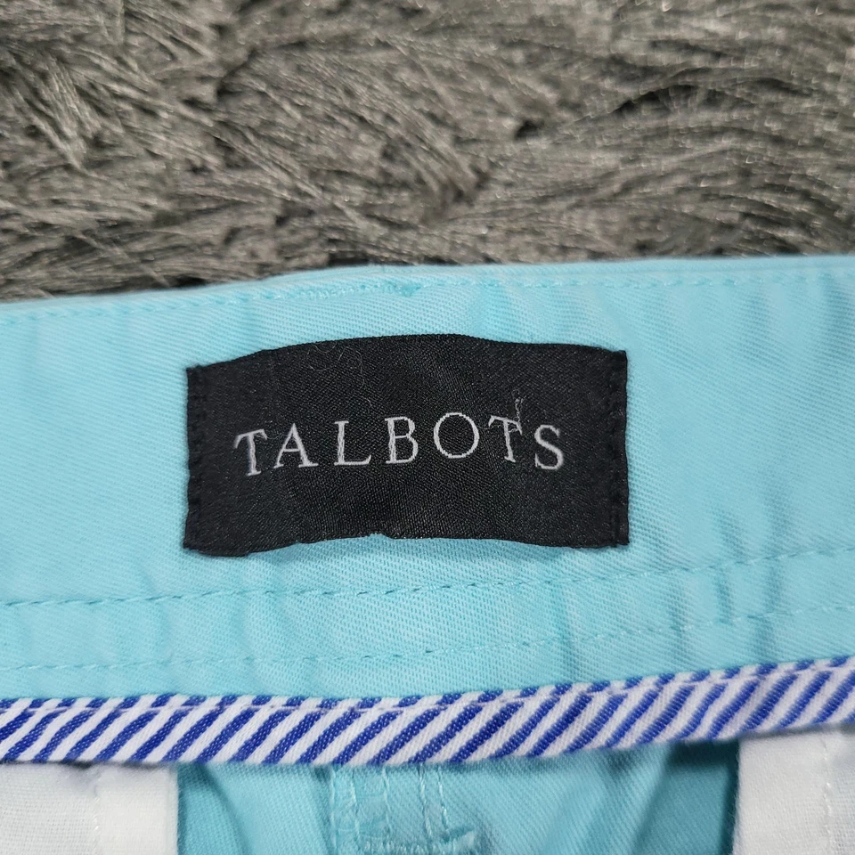 Talbots Pants Womens 6P Petite Light Blue Relaxed Chino Stretch Flat Trousers - Image 2 of 4