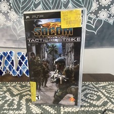 SOCOM U.S. Navy Seals: Tactical Strike Sony PSP Black Label CIB